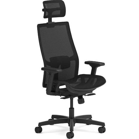 Hon I2MSKY1IMTHR Mesh Seat Ignition 2.0 Mid-Back Task Chair, Black HONI2MSKY1IMTHR